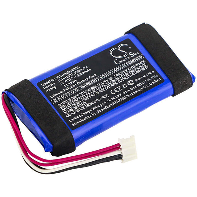 Battery For Harman/kardon, Onyx Mini, 3.7v, 3000mah - 11.10wh Speaker Cameron Sino Technology Limited   