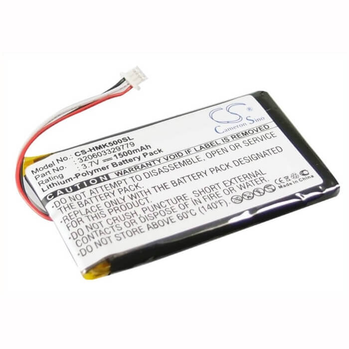 Battery For Harmon Kardon Gps-500 3.7v, 1500mah - 5.55wh GPS, Navigator Cameron Sino Technology Limited   