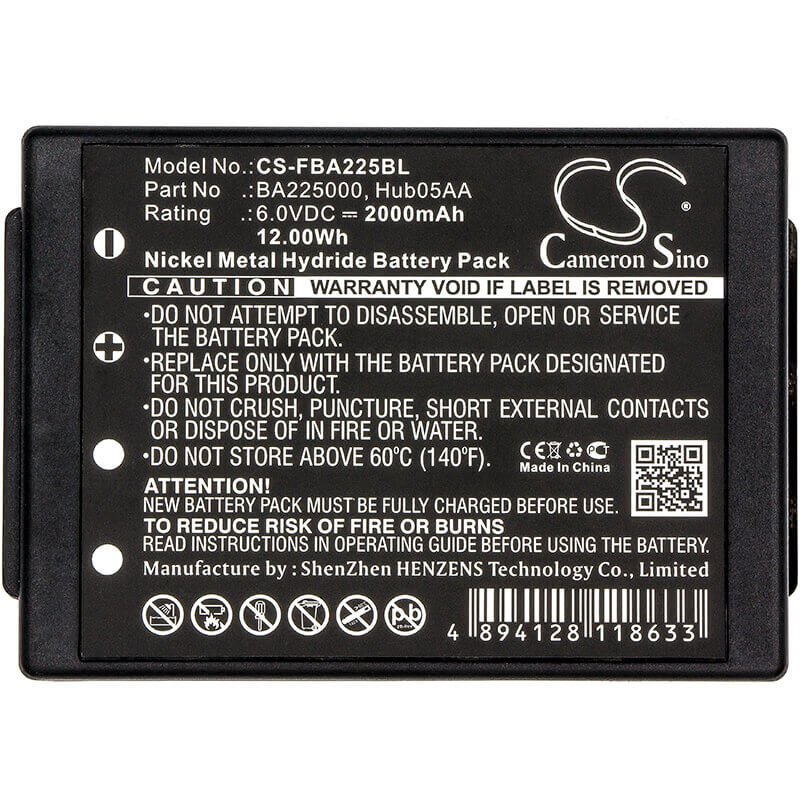 Battery For Hbc, Linus 6, Radiomatic Eco, Spectrum 1, Spectrum 2 6v, 2000mah - 12.00wh Batteries for Electronics Cameron Sino Technology Limited   
