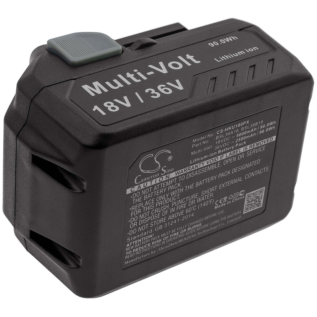 Battery For Hikoki, 371751m, 402933, Aw18dbl 18v, 5000mah - 90.00wh Power Tools Cameron Sino Technology Limited (Suspended)   