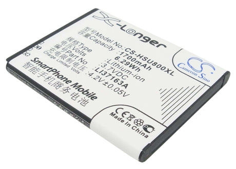 Battery For Hisense U8, T92, T96 3.7v, 1700mah - 6.29wh Mobile, SmartPhone Cameron Sino Technology Limited   