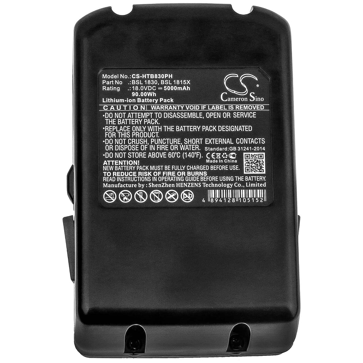 Battery For Hitachi, 18dl, C 18dsl, C 18dsl2 18v, 5000mah - 90.00wh Power Tools Cameron Sino Technology Limited (Power Tools)   