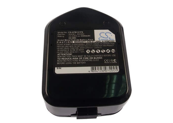 Battery For Hitachi C 5d, C5d, Cd 4d 12v, 3300mah - 39.60wh Power Tools Cameron Sino Technology Limited (Power Tools)   