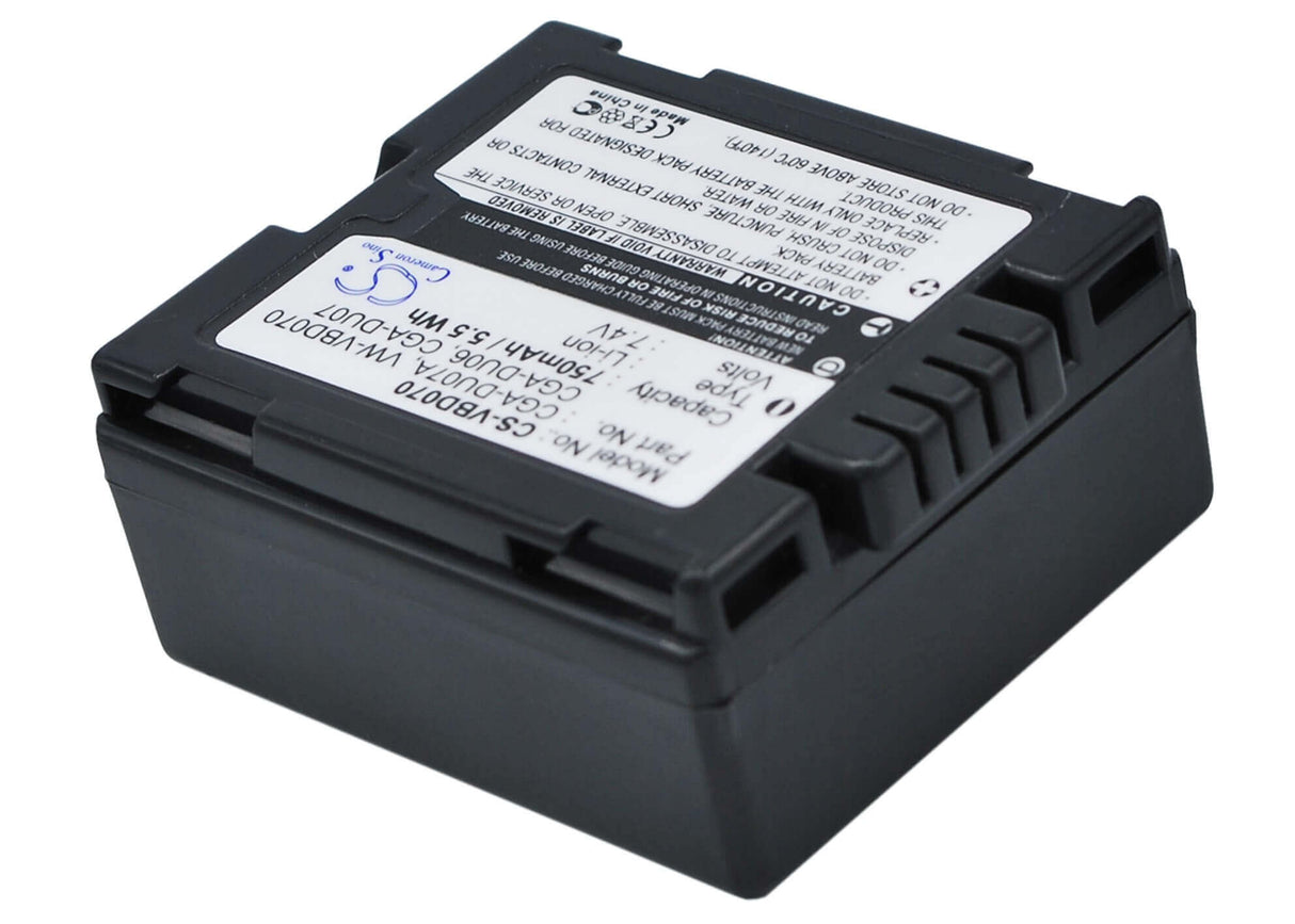 Battery For Hitachi Dz-bd70, Dz-bd70a, Dz-bd70e, Dz-bd7h, 7.4v, 750mah - 5.55wh Camera Cameron Sino Technology Limited   