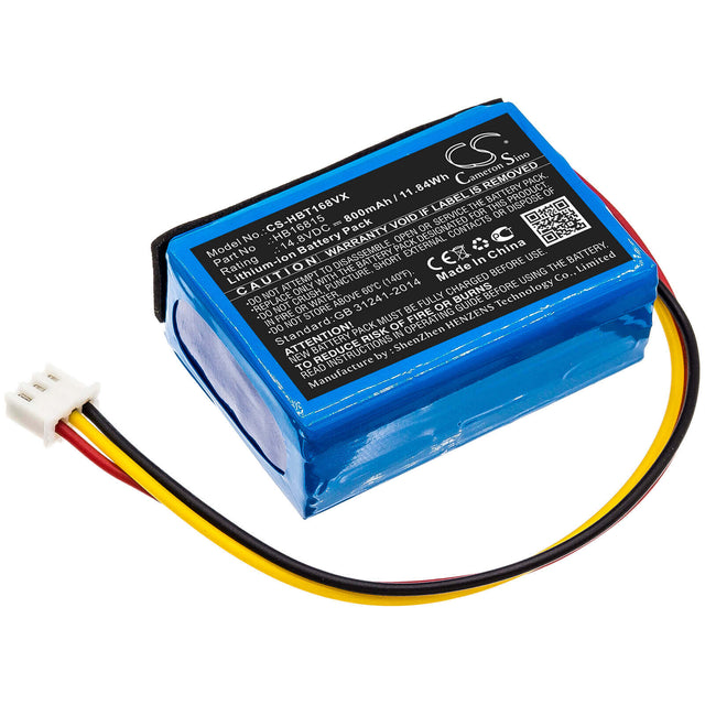 Battery For Hobot, 168, 188, 198 14.8v, 800mah - 11.84wh Vacuum Cameron Sino Technology Limited   