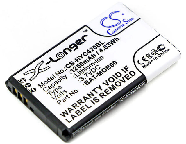 Battery For Honeywell, 70e, 75e, Captuvo 70e, Captuvo 75e, Captuvo Sl22 3.7v, 1250mah - 4.63wh Barcode Scanner Cameron Sino Technology Limited   