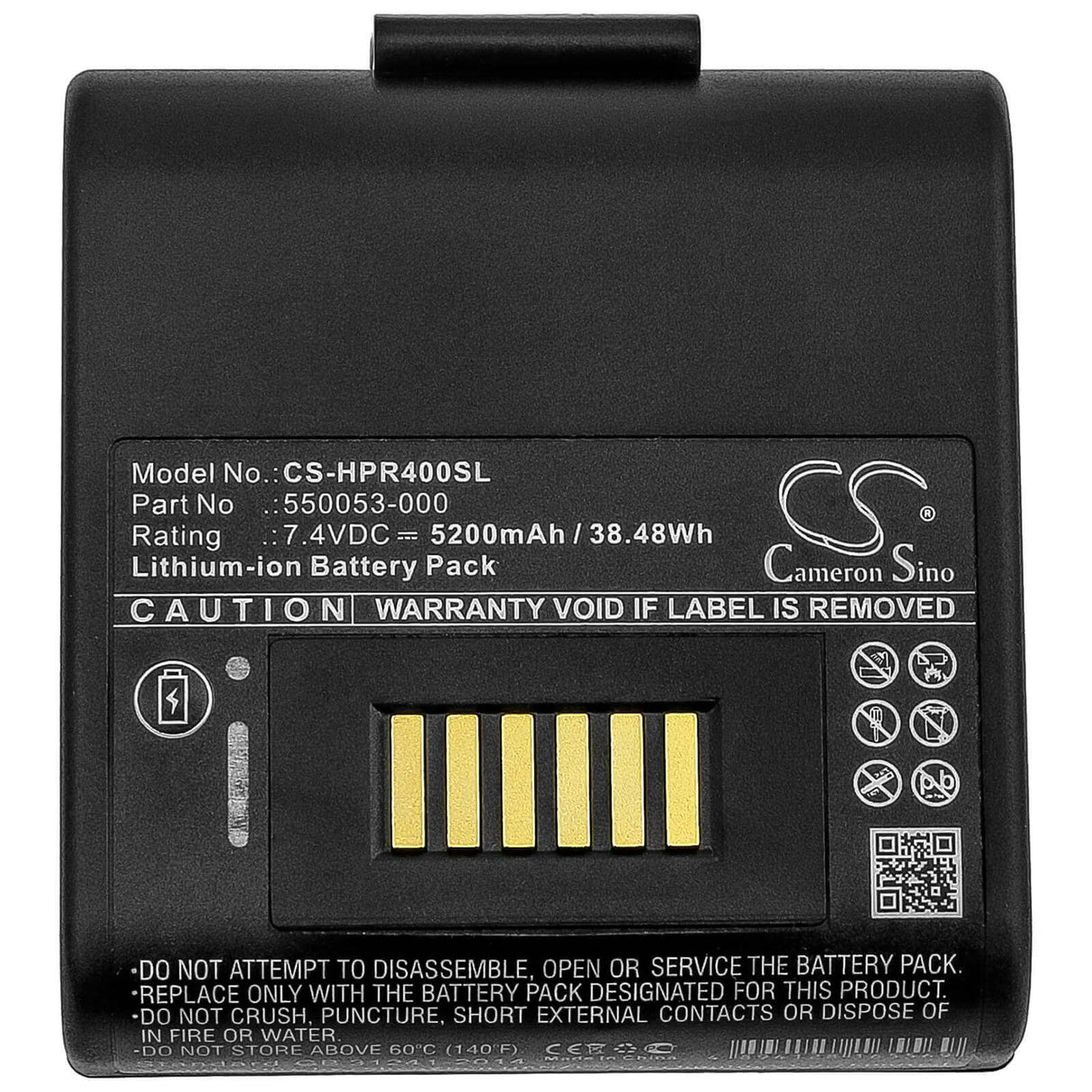 Battery For Honeywell, Rp4, Intermec, Rp4 7.4v, 5200mah - 38.48wh Batteries for Electronics Cameron Sino Technology Limited   