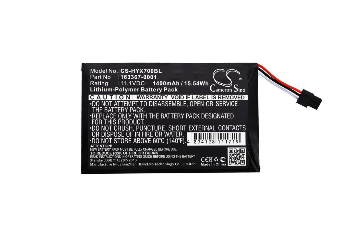 Battery For Honeywell Tx700, Tx800 11.1v, 1400mah - 15.54wh Barcode Scanner Cameron Sino Technology Limited   