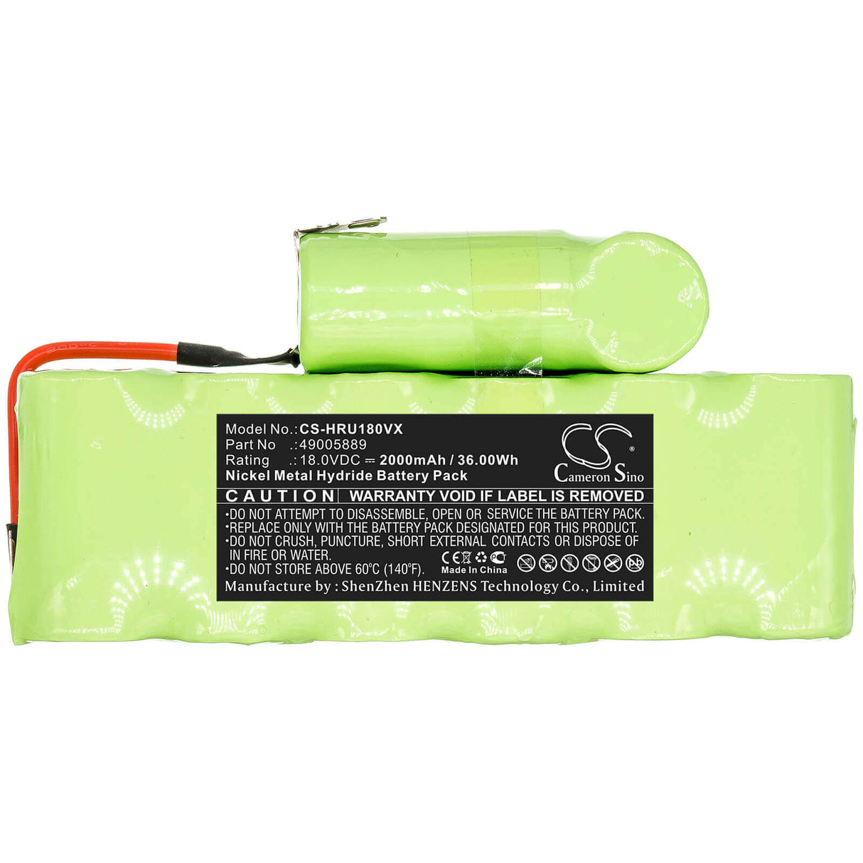 Battery For Hoover, Su180, Su180b8, Su180t2 18v, 2000mah - 36.00wh Vacuum Cameron Sino Technology Limited   