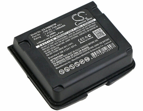 Battery For Horizon Hx470s, Hx471, Hx471s 7.4v, 1400mah - 10.36wh Two-Way Radio Cameron Sino Technology Limited   