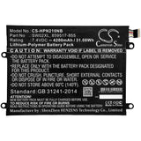 Battery For Hp, 10-p018wm, Notebook X2 7.4v, 4200mah - 31.08wh Notebook, Laptop Cameron Sino Technology Limited   