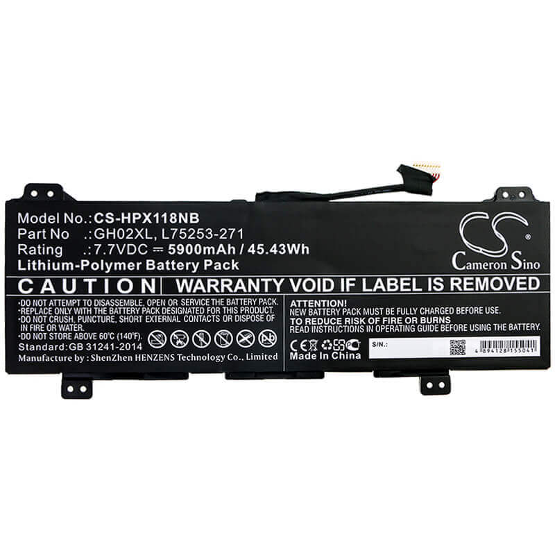 Battery For Hp, 11 G8 Ee, Chromebook 11 G8 Ee 7.7v, 5900mah - 45.43wh Notebook, Laptop Cameron Sino Technology Limited   