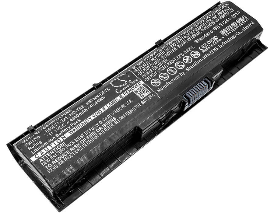 Battery For Hp, 17, 17-ab000, 17-ab000ng, 17-ab001ng, 17-ab002ng 11.1v, 4400mah - 48.84wh Notebook, Laptop Cameron Sino Technology Limited   