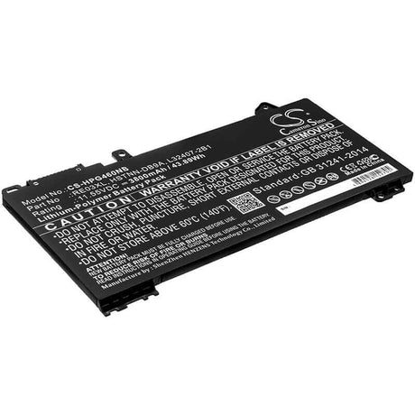 Battery For Hp, 6bn40ea, 6bn46et, Probook 430 G6 11.55v, 3800mah - 43.89wh Notebook, Laptop Cameron Sino Technology Limited   