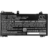 Battery For Hp, 6bn40ea, 6bn46et, Probook 430 G6 11.55v, 3800mah - 43.89wh Notebook, Laptop Cameron Sino Technology Limited   