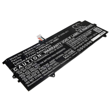 Battery For Hp, Elite X2 1012 G1, Elite X2 1012 G1(l5h05ea), Elite X2 1012 G1(l5h12ea) 7.7v, 4750mah - 36.58wh Notebook, Laptop Cameron Sino Technology Limited   