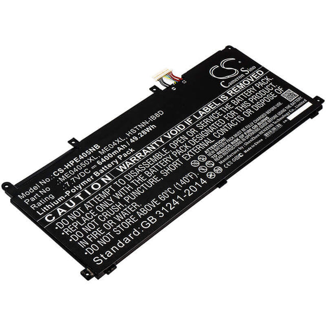 Battery For Hp, Elite X2 1013, Elite X2 1013 G3, Elite X2 1013 G3 2ts94ea 7.7v, 6400mah - 49.28wh Notebook, Laptop Cameron Sino Technology Limited   