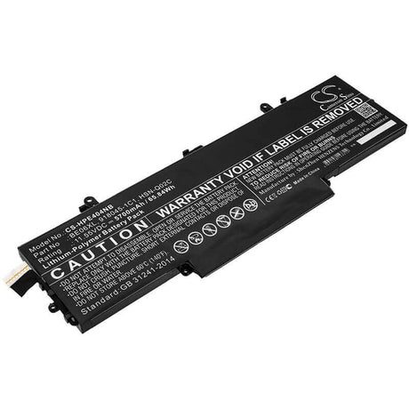 Battery For Hp, Elitebook 1040 G4, Elitebook 1040 G4-2xu40ut 11.55v, 5700mah - 65.84wh Notebook, Laptop Cameron Sino Technology Limited   