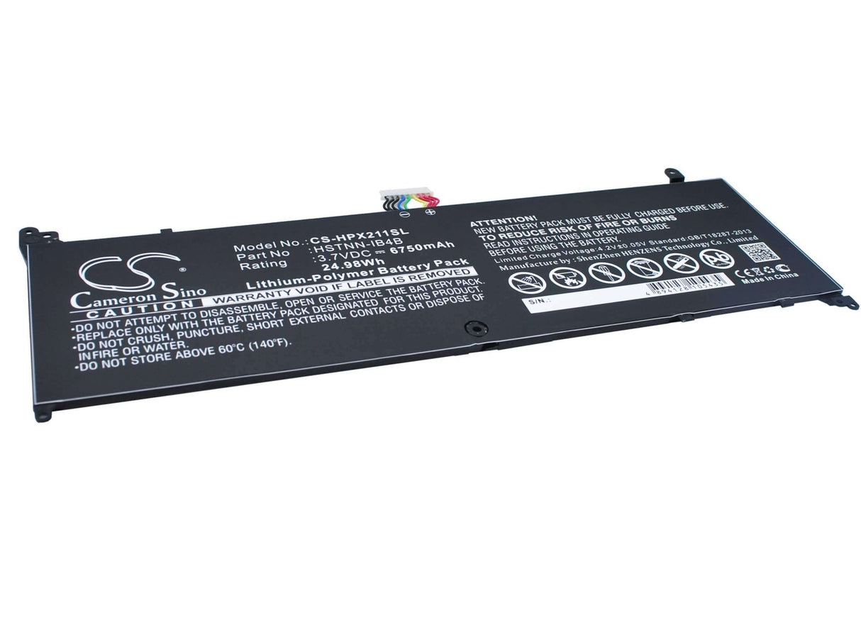 Battery For Hp Envy X2 11, Tpn-104, 11-g012nr 3.7v, 6750mah - 24.98wh Tablet Cameron Sino Technology Limited   