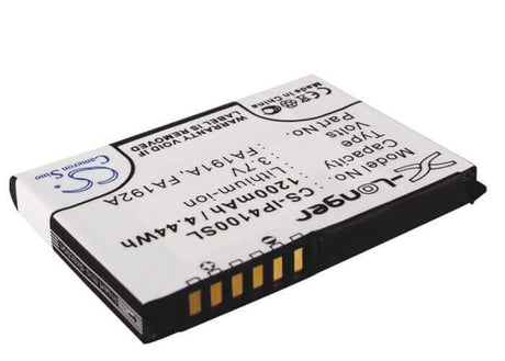 Battery For Hp Ipaq H4100, Ipaq H4150, Ipaq H4155 3.7v, 1200mah - 4.44wh PDA, Pocket PC Cameron Sino Technology Limited   