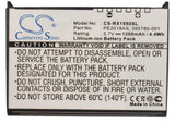 Battery For Hp Ipaq Rx1900, Ipaq Rx1950, Ipaq Rx1955 3.7v, 1200mah - 4.44wh PDA, Pocket PC Cameron Sino Technology Limited   