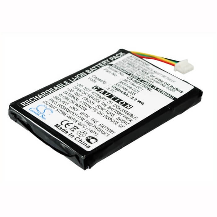 Battery For Hp Ipaq Rz1700, Ipaq Rz1710, Ipaq Rz1715 3.7v, 1050mah - 3.89wh PDA, Pocket PC Cameron Sino Technology Limited   