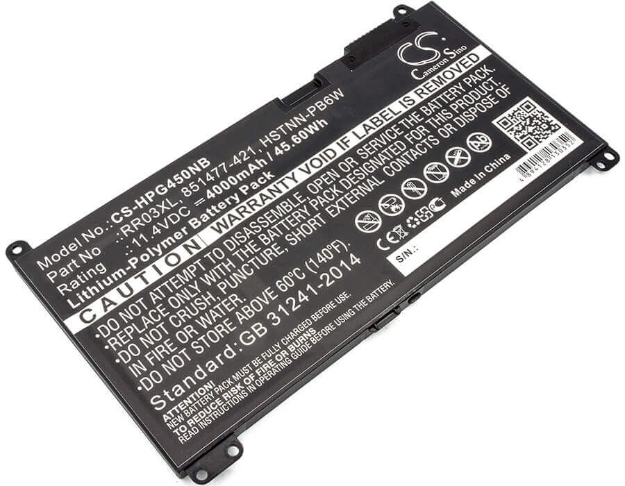 Battery For Hp, Mt20, Probook 430 G4, Probook 440 G4 11.4v, 4000mah - 45.60wh Notebook, Laptop Cameron Sino Technology Limited   