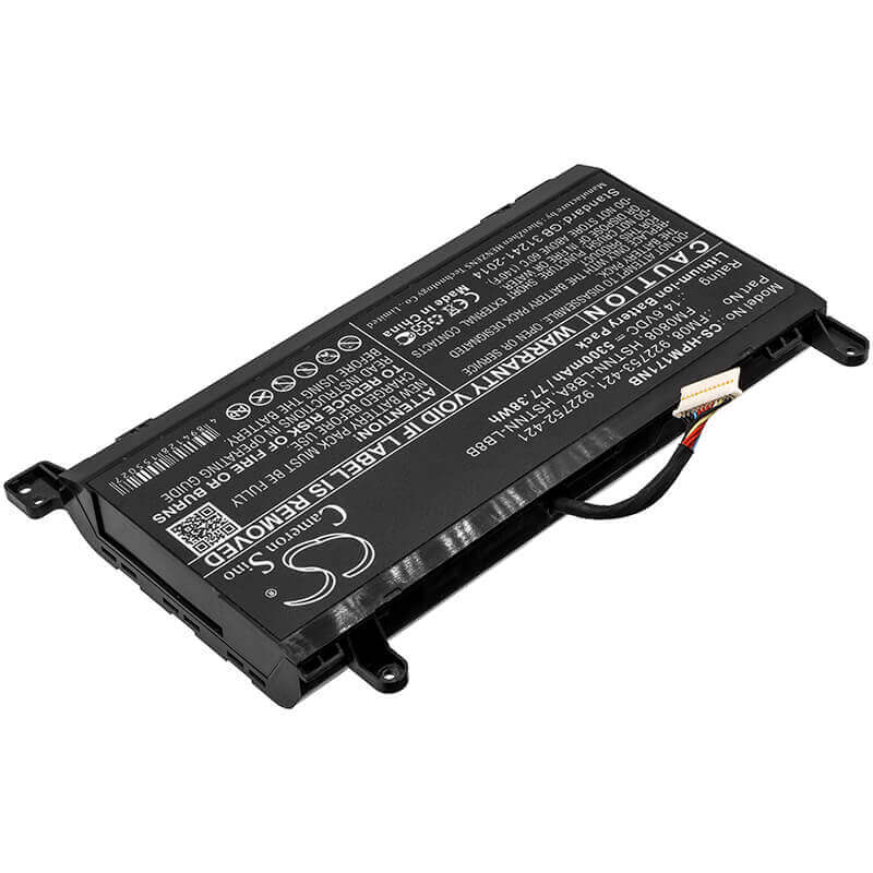 Battery For Hp, Omen 17-an, Omen 17-an003ni, Omen 17-an004no 14.6v, 5300mah - 77.38wh Notebook, Laptop Cameron Sino Technology Limited   