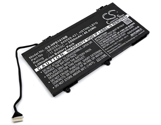 Battery For Hp, Pavilion 14-al000, Pavilion 14-al001ng, Pavilion 14-al00 11.55v, 3500mah - 40.43wh Notebook, Laptop Cameron Sino Technology Limited   