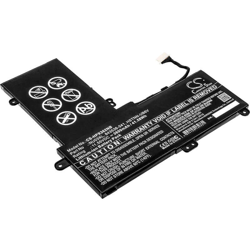 Battery For Hp, Pavilion X360 11-ab009la, Pavilion X360 11-u000, Pavilion X360 11-u000ng 11.55v, 3600mah - 41.58wh Notebook, Laptop Cameron Sino Technology Limited   