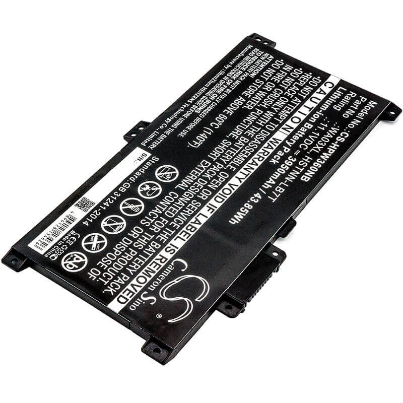 Battery For Hp, Pavilion X360 - 15-br041nr, Pavilion X360 14-b 11.1v, 3950mah - 43.85wh Notebook, Laptop Cameron Sino Technology Limited   