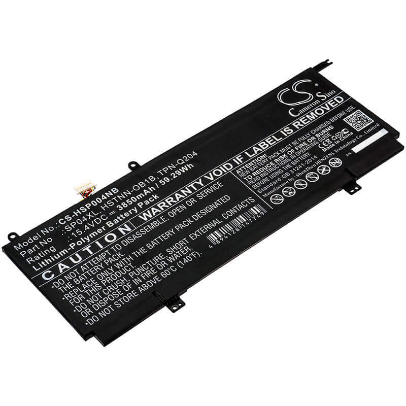 Battery For Hp, Pectre X360 13-ap0044tu, Spectre X360 13-ap0000na, Spectre X360 13-ap0000nb 15.4v, 3850mah - 59.29wh Notebook, Laptop Cameron Sino Technology Limited   