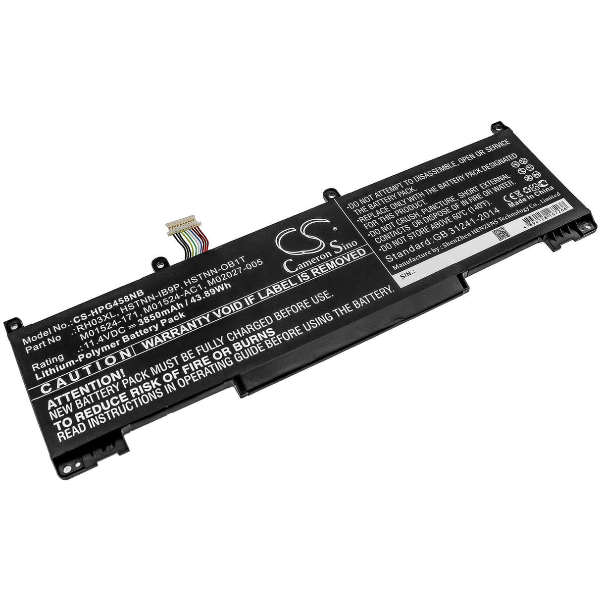 Battery For Hp, Probook 450 G8, Probook 650 G8 11.4v, 3850mah - 43.89wh Notebook, Laptop Cameron Sino Technology Limited   