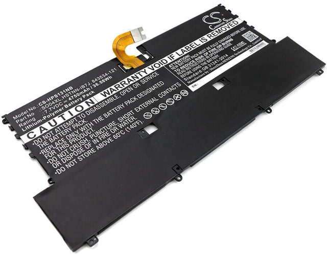 Battery For Hp Spectre 13-v000, Spectre 13-v000na, Spectre 13-v000ng 7.7v, 4750mah - 36.58wh Notebook, Laptop Cameron Sino Technology Limited   