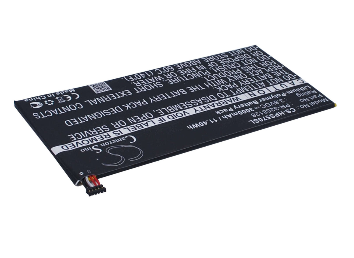 Battery For Hp Stream 7 5700, Stream 7 5700ng, Stream 7 5709 3.8v, 3000mah - 11.40wh Tablet Cameron Sino Technology Limited   