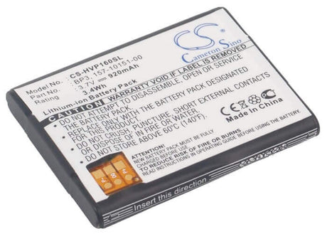 Battery For Hp Veer, Veer 4g, P160u 3.7v, 920mah - 3.40wh Mobile, SmartPhone Cameron Sino Technology Limited   