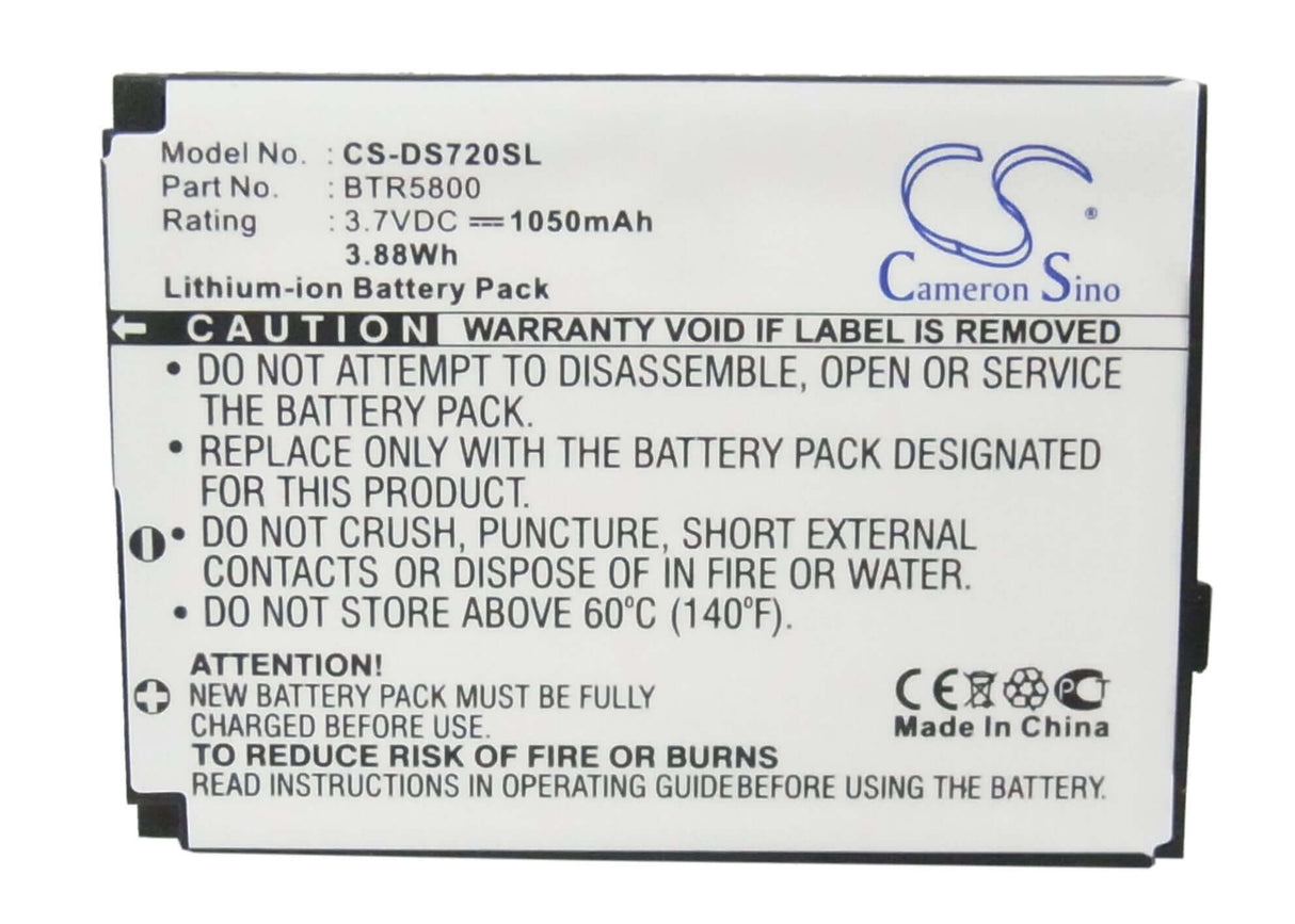 Battery For Htc 5800, S720, Libra 100 3.7v, 1050mah - 3.89wh Batteries for Electronics Cameron Sino Technology Limited (Suspended)   