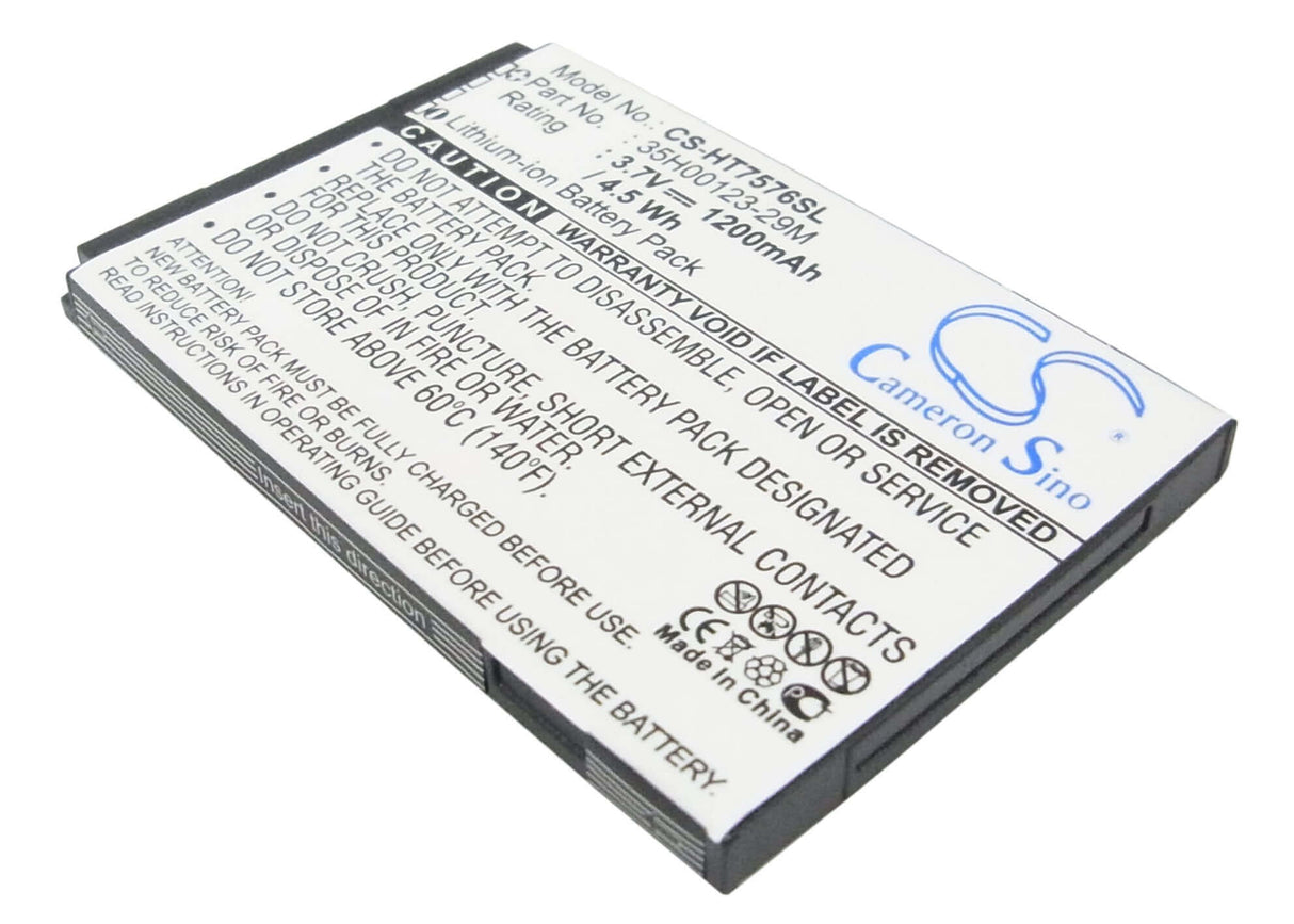 Battery For Htc 7 Pro, T7576 3.7v, 1200mah - 4.44wh Batteries for Electronics Cameron Sino Technology Limited   