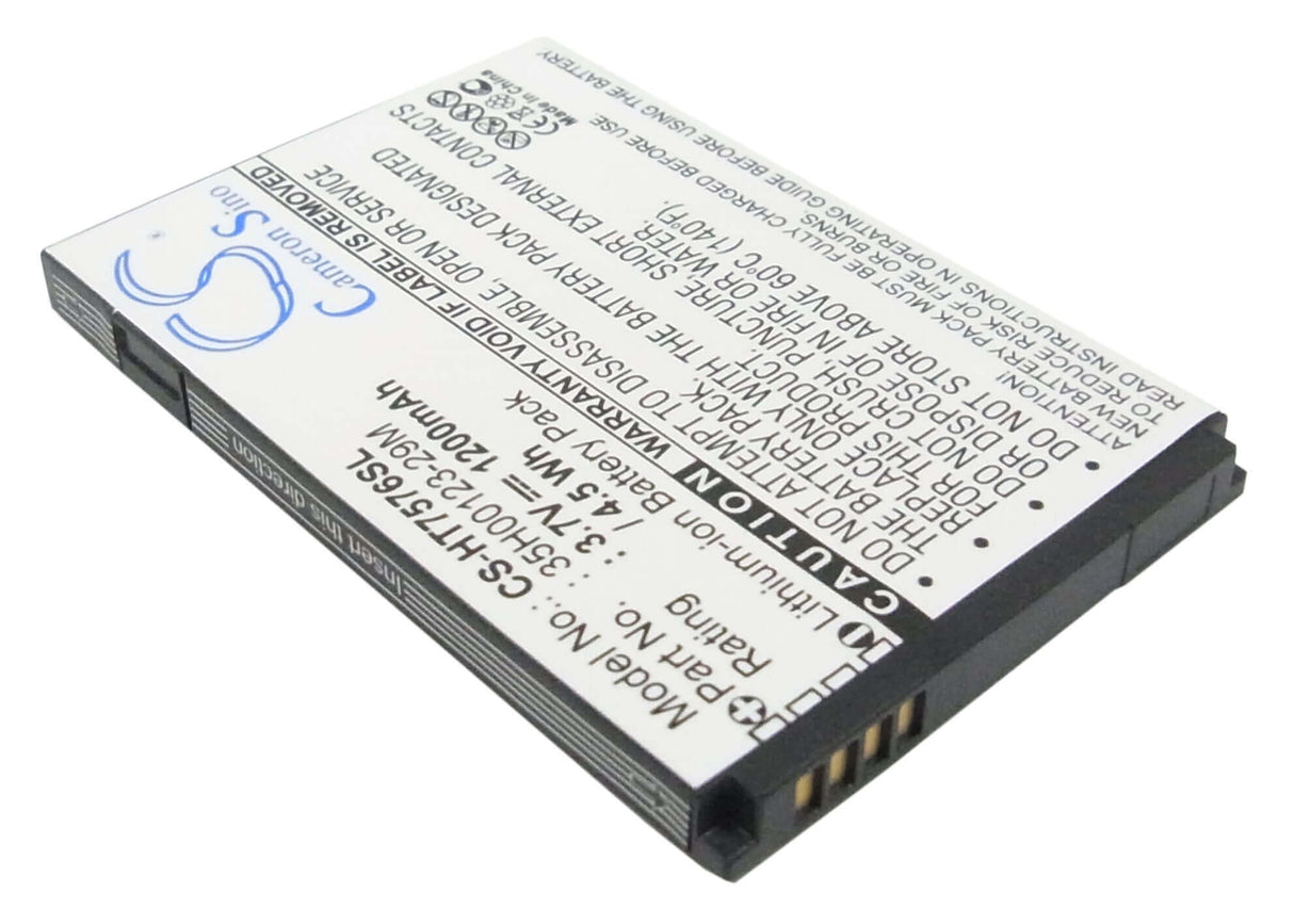 Battery For Htc 7 Pro, T7576 3.7v, 1200mah - 4.44wh Batteries for Electronics Cameron Sino Technology Limited   