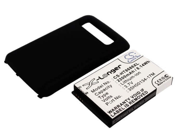 Battery For Htc 7 Trophy, Spark, T8686 3.7v, 2200mah - 8.14wh Batteries for Electronics Cameron Sino Technology Limited   