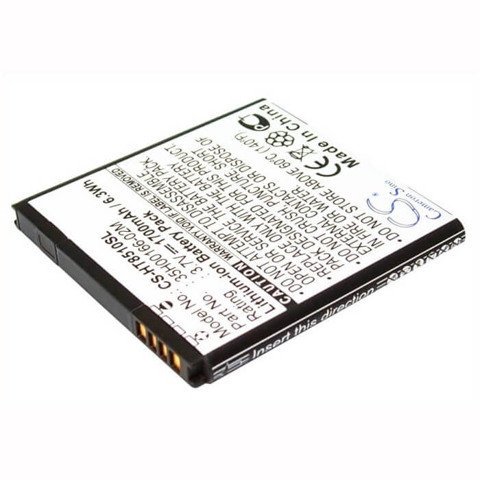 Battery For Htc Amaze 4g, Ph85110, Ruby 3.7v, 1700mah - 6.29wh Batteries for Electronics Cameron Sino Technology Limited (Suspended)   