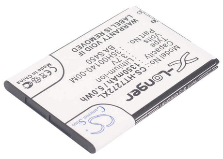 Battery For Htc Desire Z, A7272, Vision 3.7v, 1350mah - 5.00wh Batteries for Electronics Cameron Sino Technology Limited   