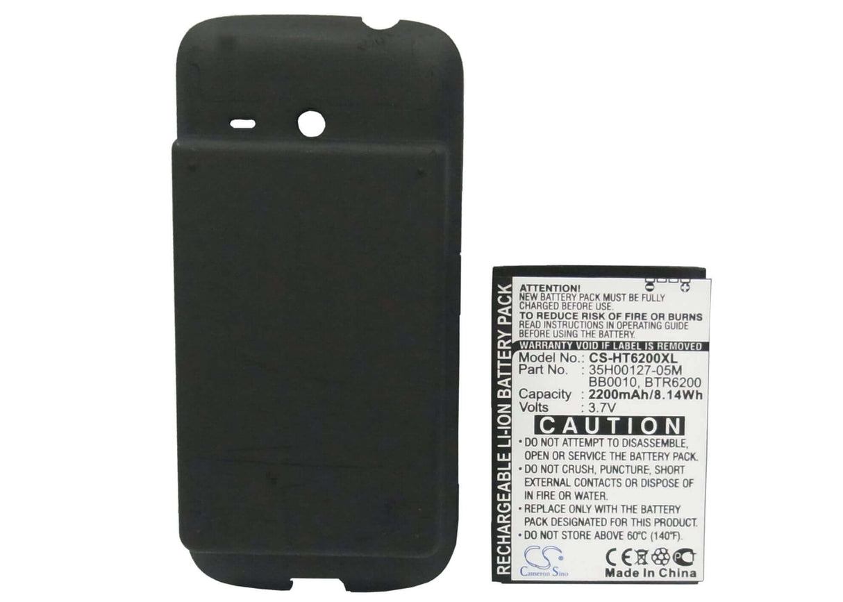 Battery For Htc Droid Eris, Droid Eris 6200 3.7v, 2200mah - 8.14wh Batteries for Electronics Cameron Sino Technology Limited   