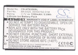 Battery For Htc Droid Incredible 2, Droid Incredible Ii, Adr6350 3.7v, 1350mah - 5.00wh Batteries for Electronics Cameron Sino Technology Limited   