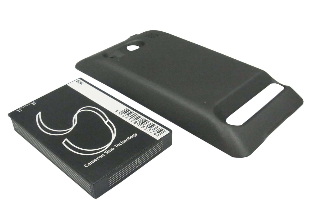 Battery For Htc Evo 4g, A9292, Supersonic, Black Back Cover 3.7v, 2200mah - 8.14wh Batteries for Electronics Cameron Sino Technology Limited   