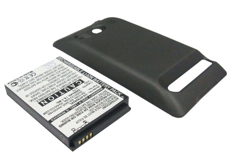 Battery For Htc Evo 4g, A9292, Supersonic, Black Back Cover 3.7v, 2200mah - 8.14wh Batteries for Electronics Cameron Sino Technology Limited   