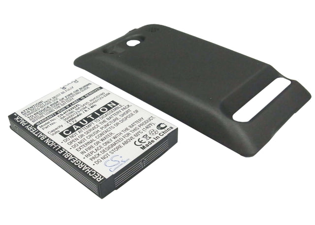 Battery For Htc Evo 4g, A9292, Supersonic, Black Back Cover 3.7v, 2200mah - 8.14wh Batteries for Electronics Cameron Sino Technology Limited   