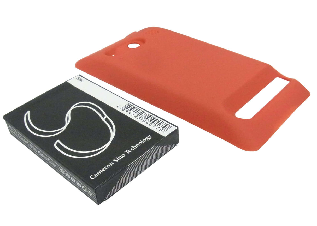 Battery For Htc Evo 4g, A9292, Supersonic, Red Back Cover 3.7v, 2200mah - 8.14wh Batteries for Electronics Cameron Sino Technology Limited   