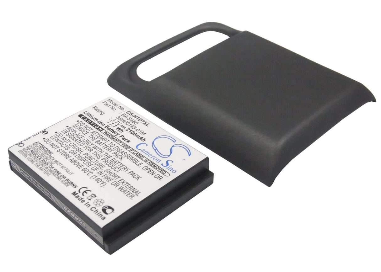 Battery For Htc Hd7, T9292, Pd29110 3.7v, 2100mah - 7.77wh Batteries for Electronics Cameron Sino Technology Limited   