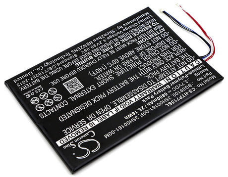 Battery For Htc Jetstream, Puccini, P715a 3.7v, 7300mah - 27.01wh Tablet Cameron Sino Technology Limited   